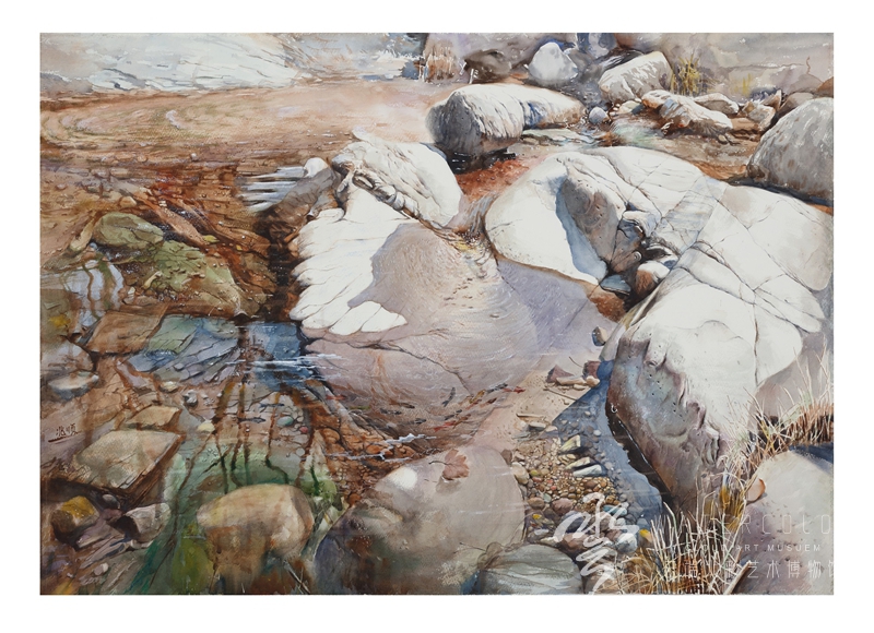 王兆顺 《崂山小溪》系列 79*108cm